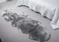 Ανοικτό γκρι μακριά Sheepskin μαλλιού αυστραλιανά διπλά δέρματα κουβερτών για την κάλυψη πατωμάτων προμηθευτής