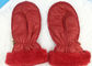 3 - 8 Sheepskin των παιδιών ετών θερμότερα γάντια με το προσαρμοσμένο λογότυπο προμηθευτής