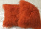 Μακρύ μογγολικό sheepskin μαξιλάρι δύο τονισμένη θιβετιανή κάλυψη μαξιλαριών μαξιλαριών γουνών αρνιών προμηθευτής