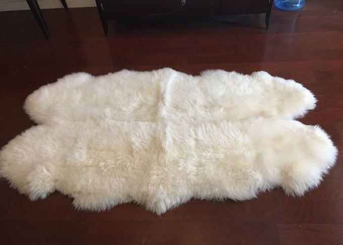Snowflake του πραγματικού Sheepskin κουβερτών πολυτέλειας παιδιού εγχώριας χρήσης άσπρα πόδια 2 X 3 κουβερτών παιχνιδιού ελεφαντόδοντου