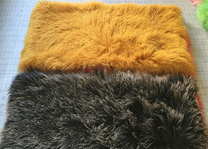 Θιβετιανή μαλακή Sheepskin κουβέρτα στο λουτρό 60X120cm, χρωματισμένες Sheepskin κουβέρτες