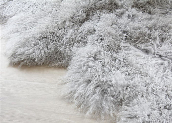 Sheepskin δερμάτων δορών μογγολικός άνετος θερμός κουβερτών για τον καναπέ ρίχνει τις καλύψεις